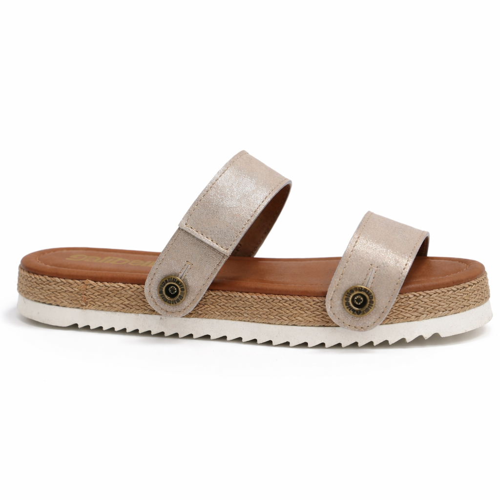 Chinelo Lisa Glitter Champagne