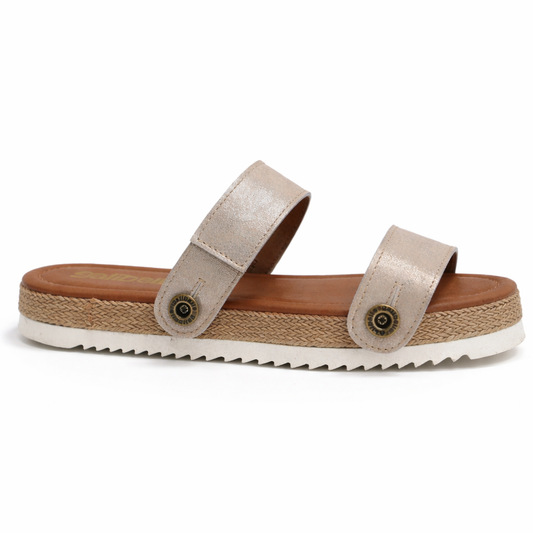 Chinelo Lisa Glitter Champagne