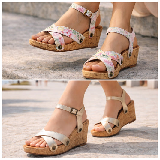 Sandália Dany cork Pack 2